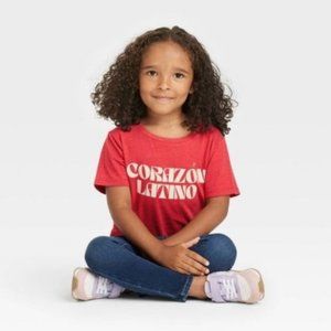 Women's Corazon Latino Short Sleeve T-shirt – Heather Red 2T